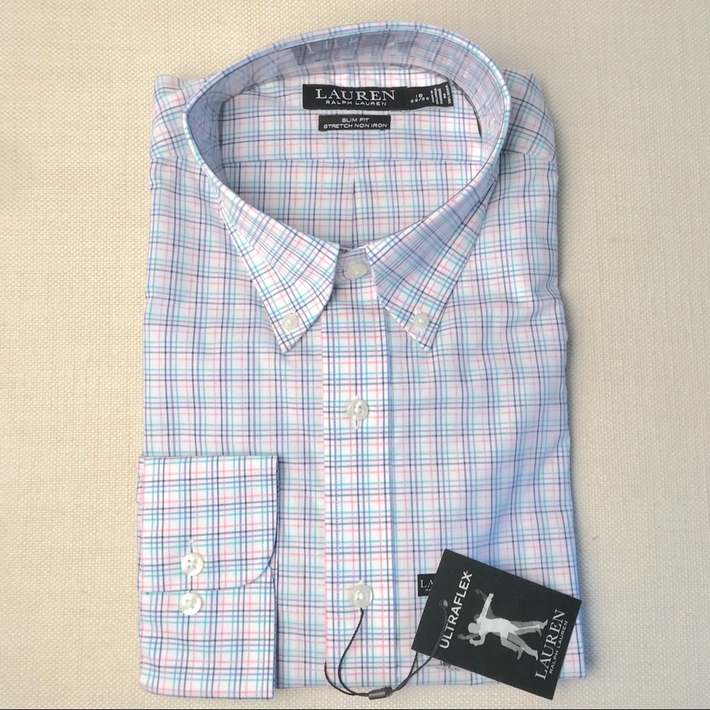 Lauren Ralph Lauren Button Down Long Sleeve Shirt.